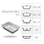 Alüminyum Kase 1000 1