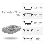 Alüminyum Kase 1500