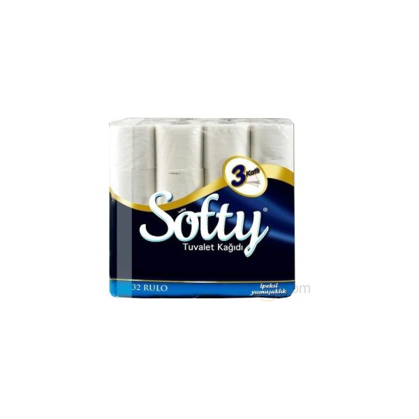 Softy 3 Katlı Tuvalet Kağıdı 32 Rulo